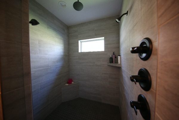 Master Bath Tile Shower design Stebral Construction Home Builder Iowa City, Coralville, Solon, North Liberty